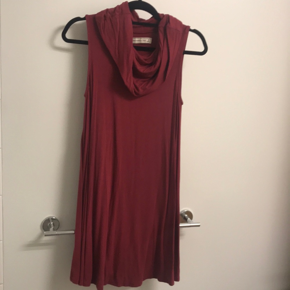Abercrombie sleeveless cowl neck dress